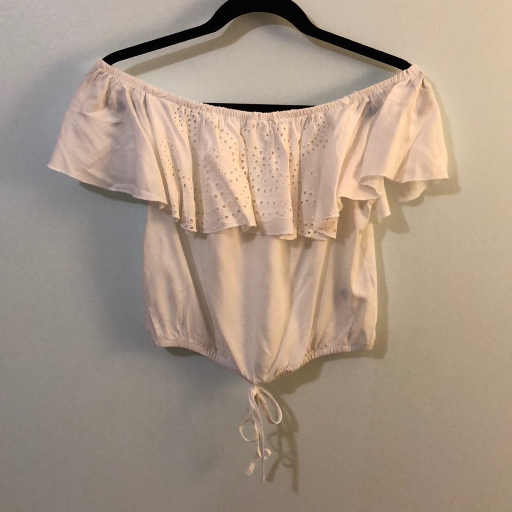 Mossimo white off the shoulder top